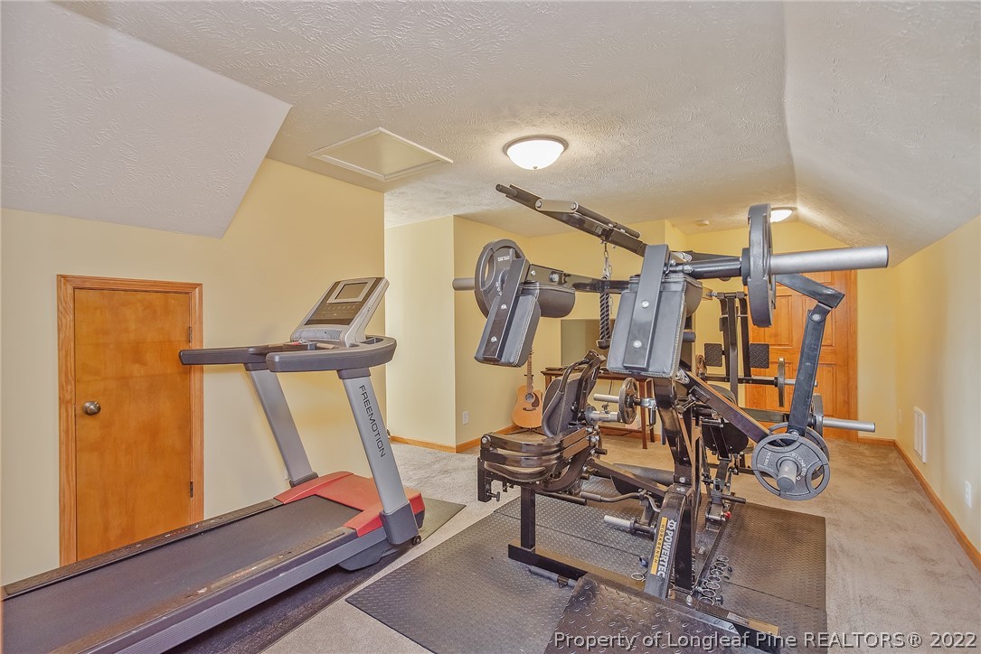 428 Rob Road Stedman, NC 28391 - Photo 34 of 45 a view of a room with gym equipment