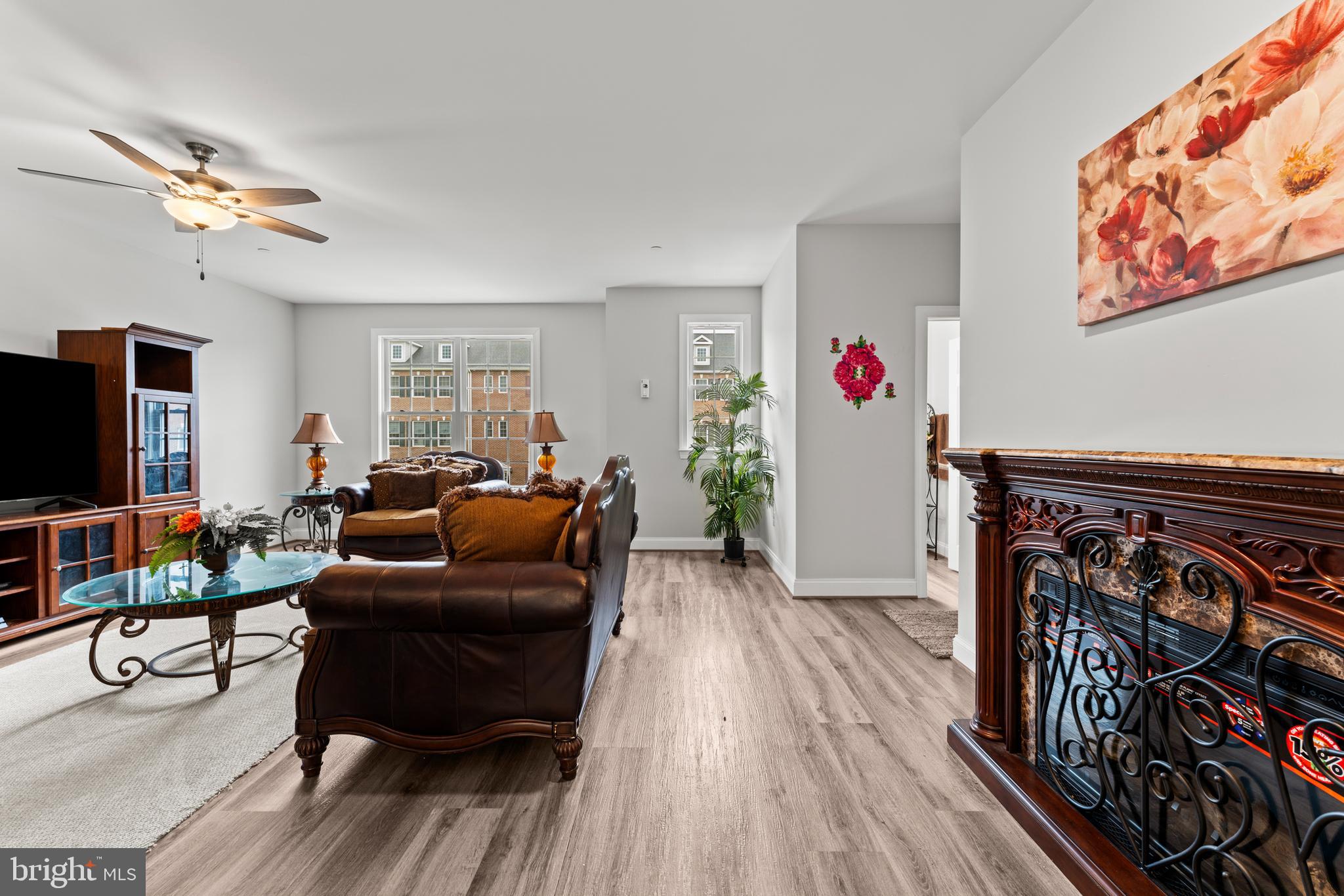 982 Rye Drive La Plata, MD 20646 - Photo 25 of 42 Living room with decorative mantel