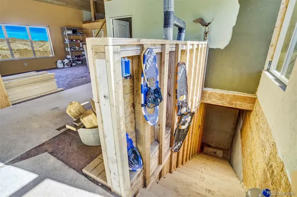 a view of a door of the house