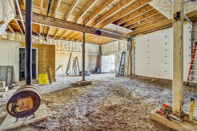 a room with gym equipment
