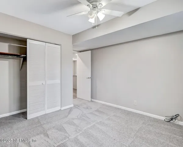 a view of an empty room