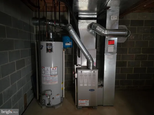 a view of water heater room