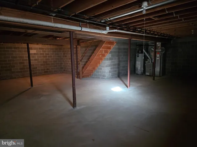 a view of storage and utility room