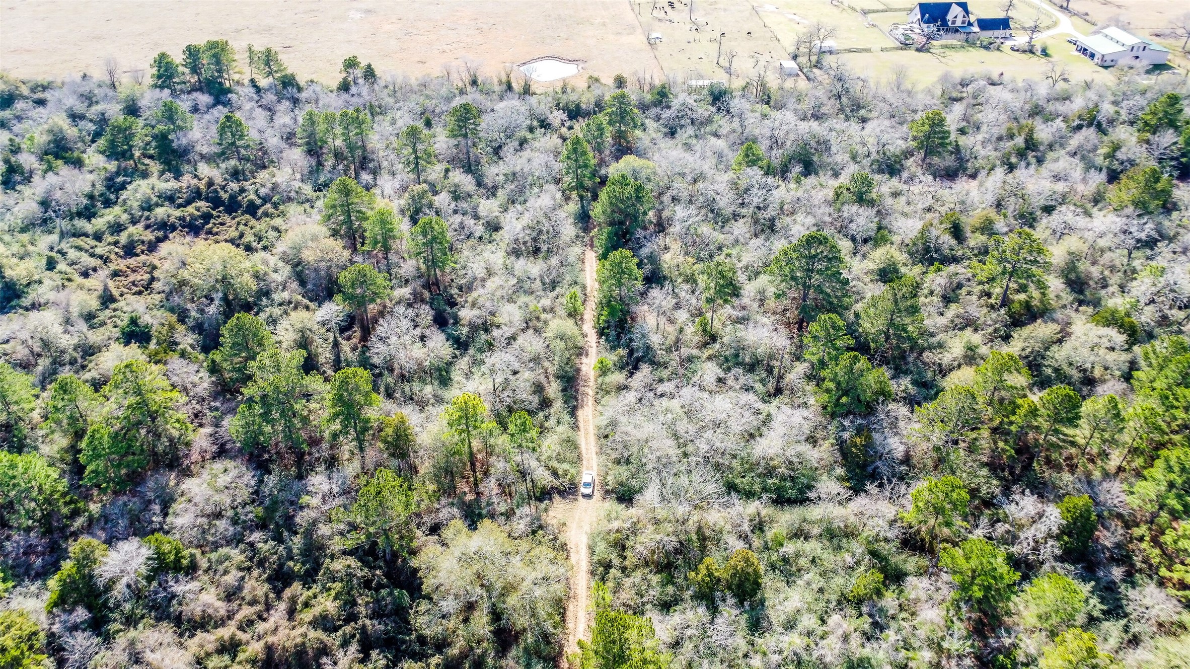 17625 Falcon Lane Hempstead, TX 77445 - Photo 2 of 22 an aerial view of house with yard