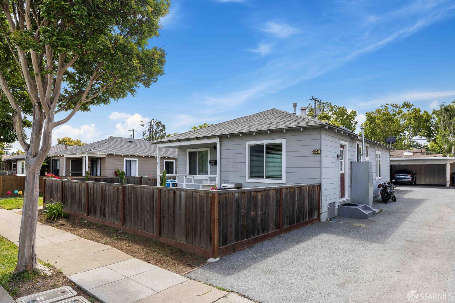 451 Rollins Road Burlingame, CA 94010 - Photo 16 of 23 a view of a house with wooden fence