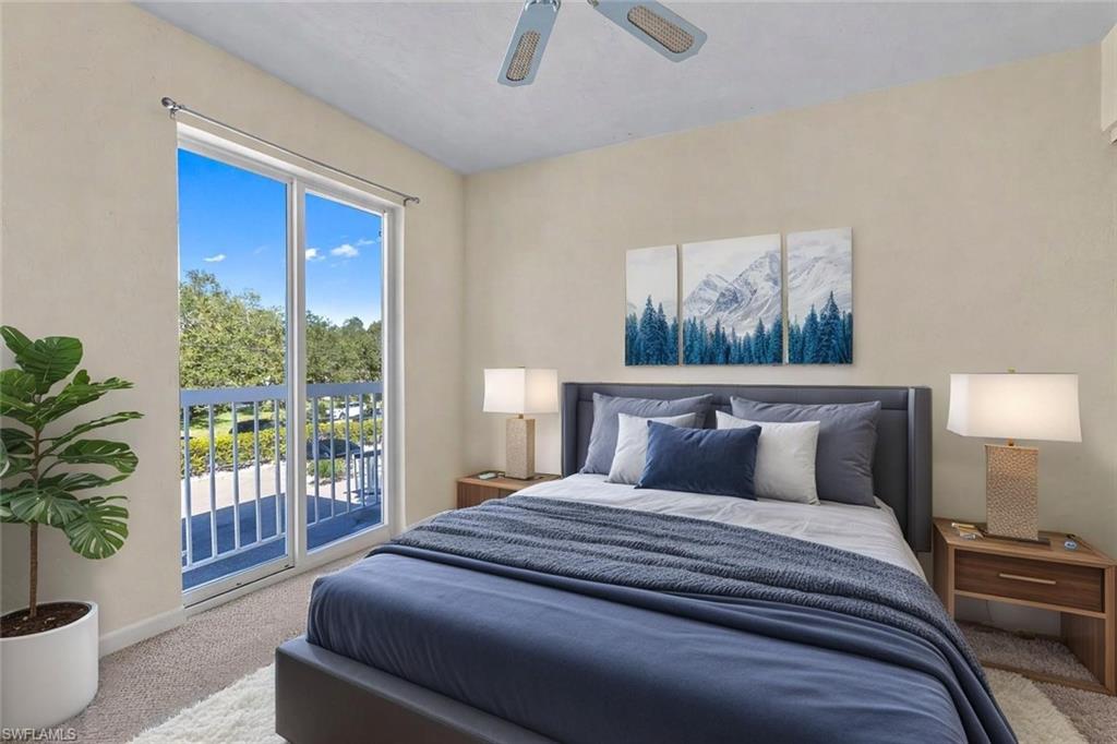 2155 San Marco Road, Unit 2204 Marco Island, FL 34145 - Photo 4 of 22 a bedroom with a large bed and a potted plant