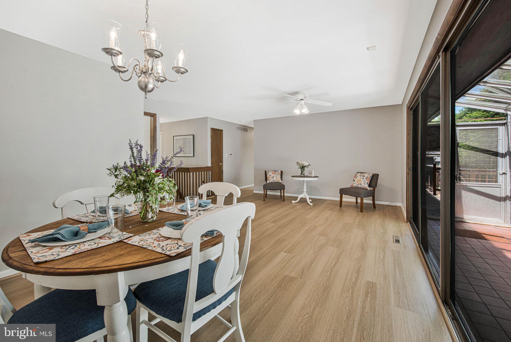 446 Kingwood Road Linthicum Heights, MD 21090 - Photo 13 of 46 open living/dining space