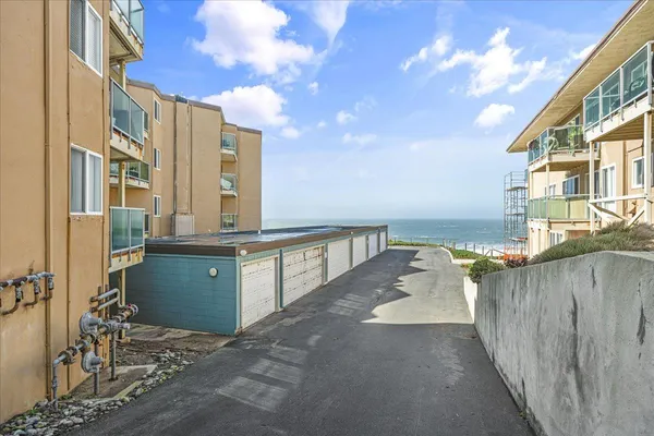 a view of a terrace with chairs
