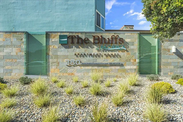 a sign on the side of building