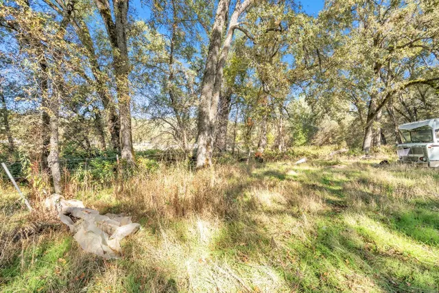 a view of lake with green space