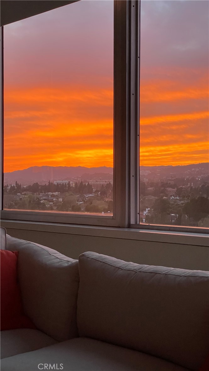 875 Comstock Avenue, Unit 16A Los Angeles, CA 90024 - Photo 26 of 28 a view of city and mountain from a window