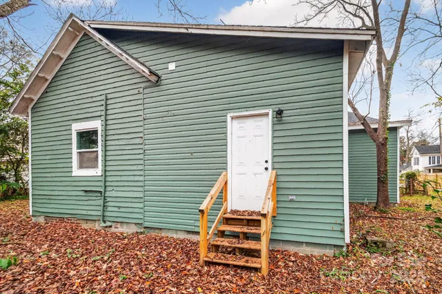 a view of a house with a window