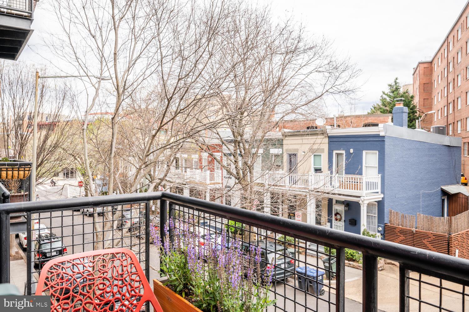 1700 Kalorama Road Northwest, Unit 308 Washington, DC 20009 - Photo 6 of 33 Living Room Balcony Overlooks Quiet Street