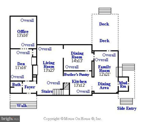 4604 Tournay Road Bethesda, MD 20816 - Photo 21 of 23 Floor Plan #1