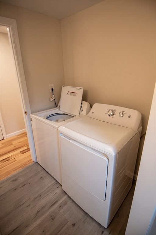 2 Mountain Rd Estates, Unit C Gill, MA 01354 - Photo 14 of 17 a utility room with dryer and washer