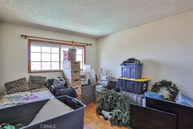 a view of stairs and furniture