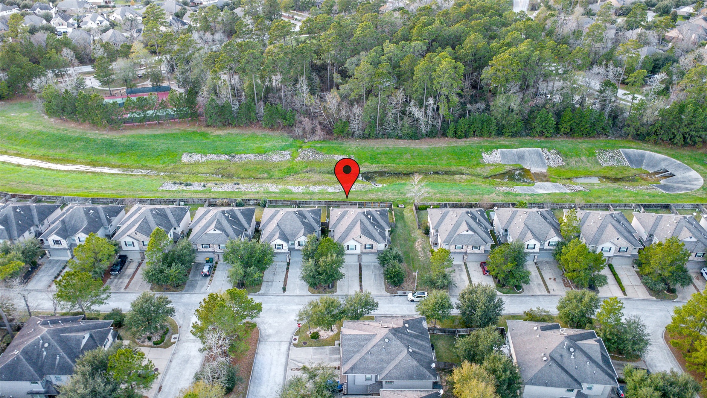 267 Bloomhill Place Magnolia, TX 77354 - Photo 18 of 19 This gorgeous townhome boasts no back neighbors!