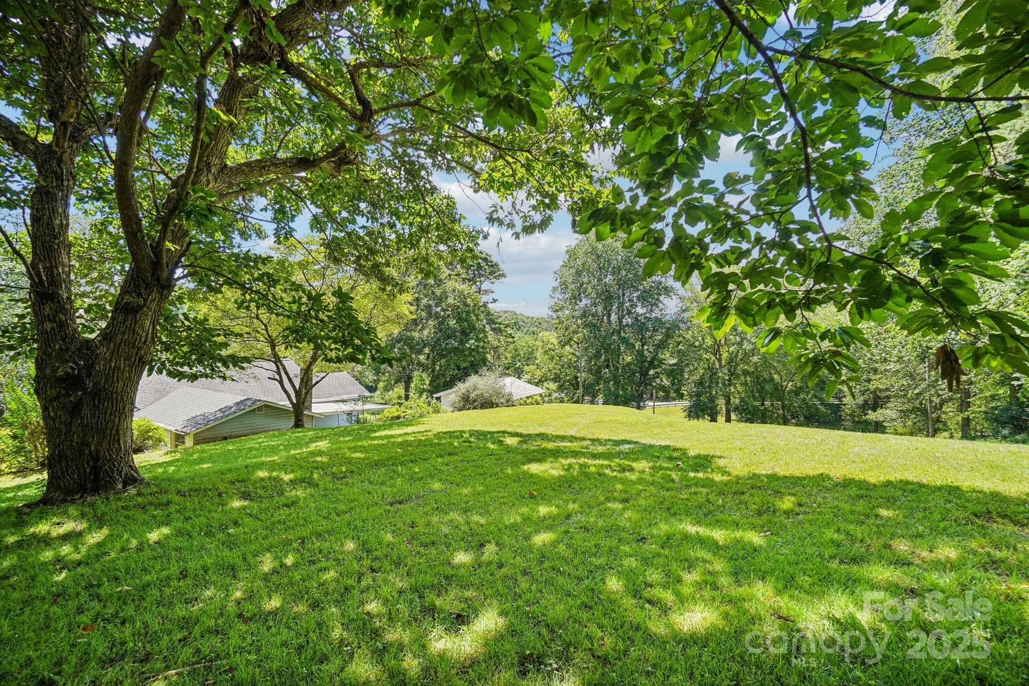 203 North Beaverdam Road Candler, NC 28715 - Photo 36 of 40 a view of outdoor space with deck and yard
