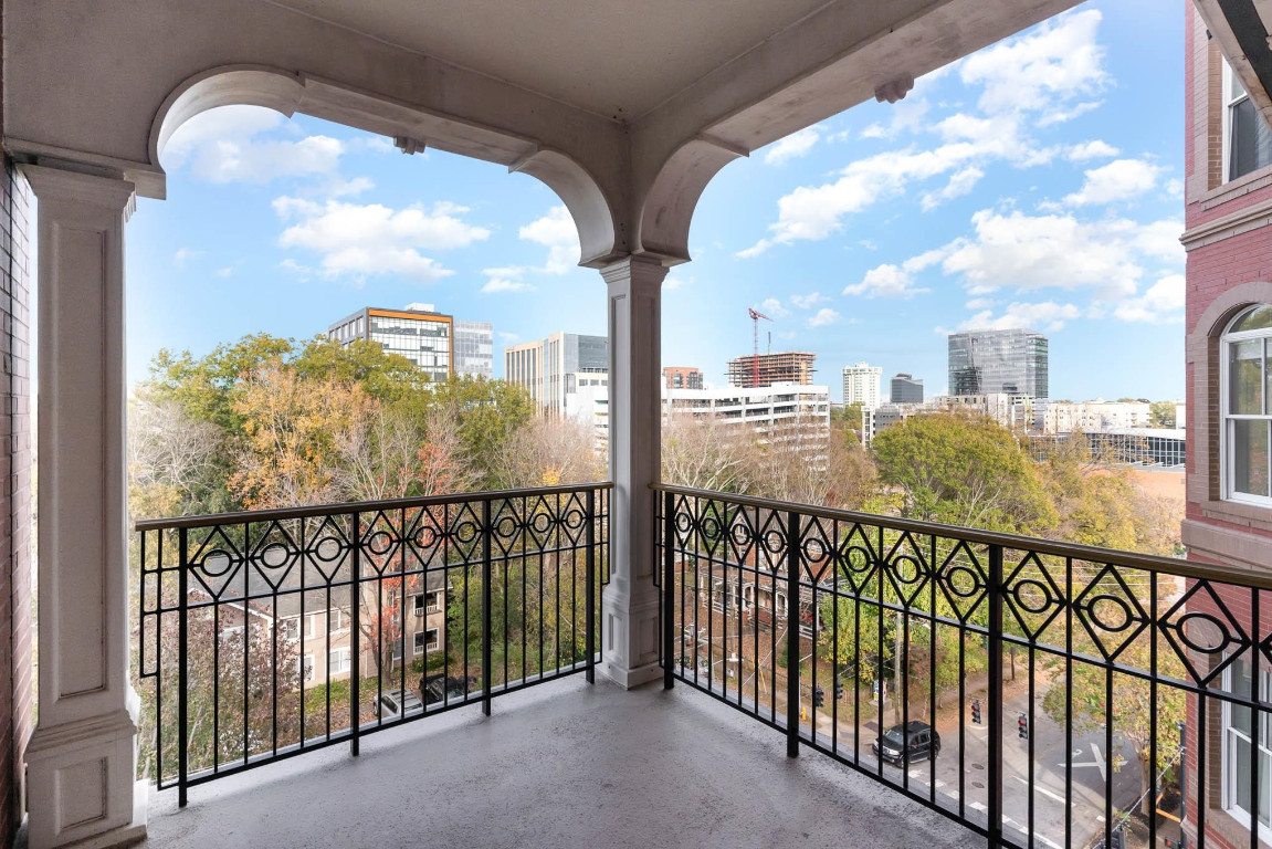 710 Independence Place, Unit 606 Raleigh, NC 27603 - Photo 2 of 21 a view of city from a balcony