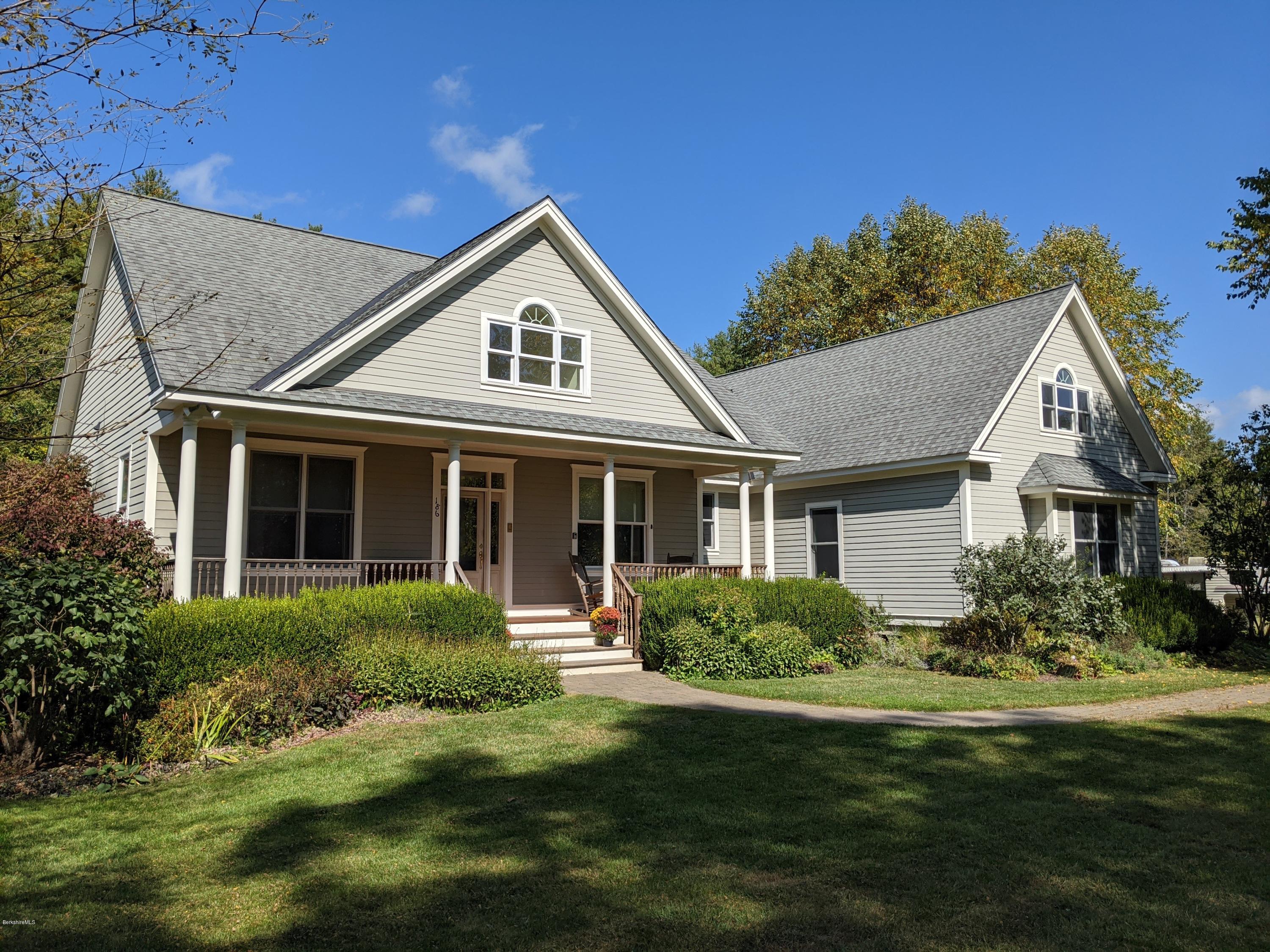 186 Bears Den Road Sheffield, MA 01257 - Photo 2 of 59 House & Garage View