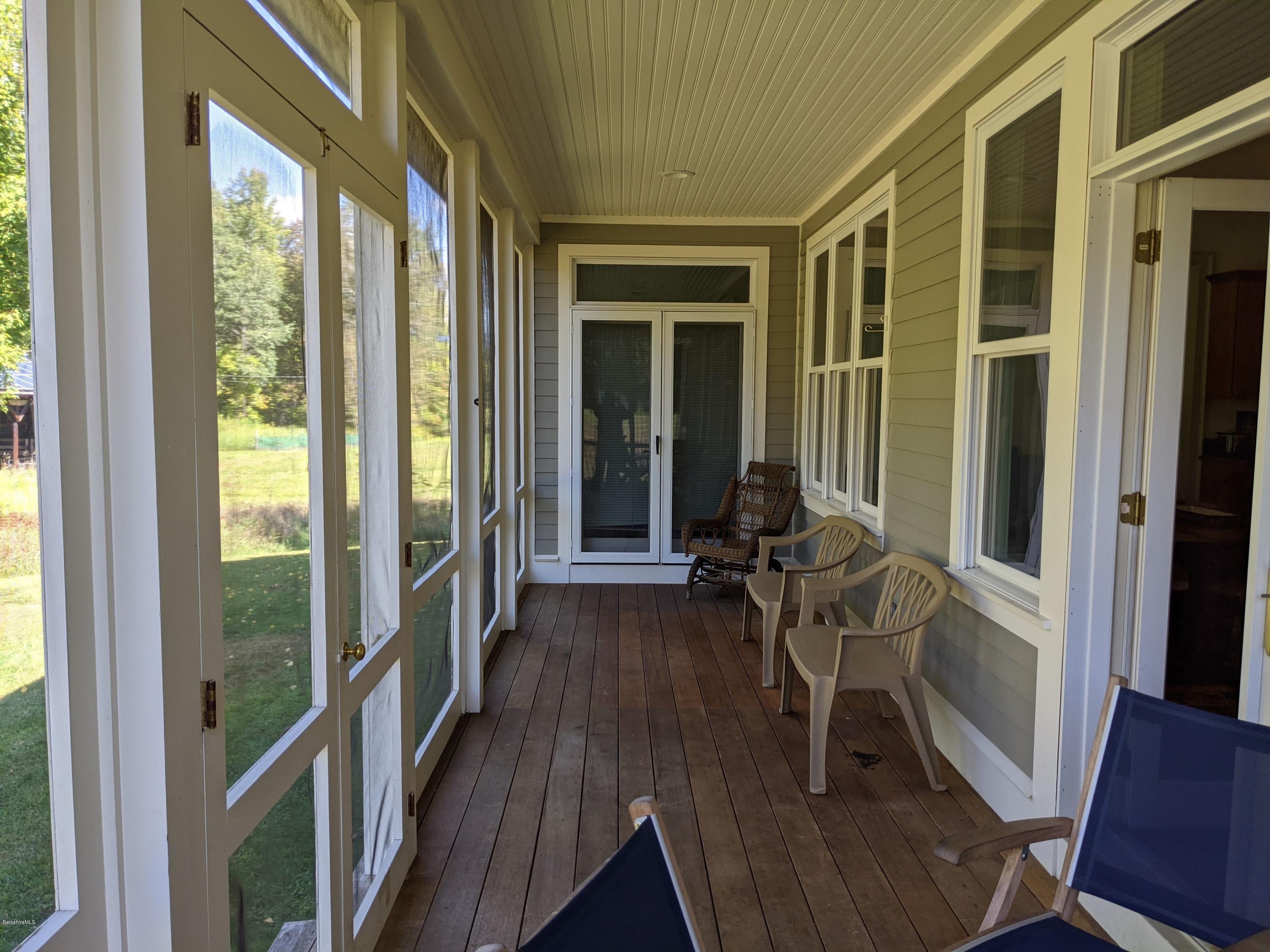 186 Bears Den Road Sheffield, MA 01257 - Photo 26 of 59 Screen porch toward P.B.R. doors