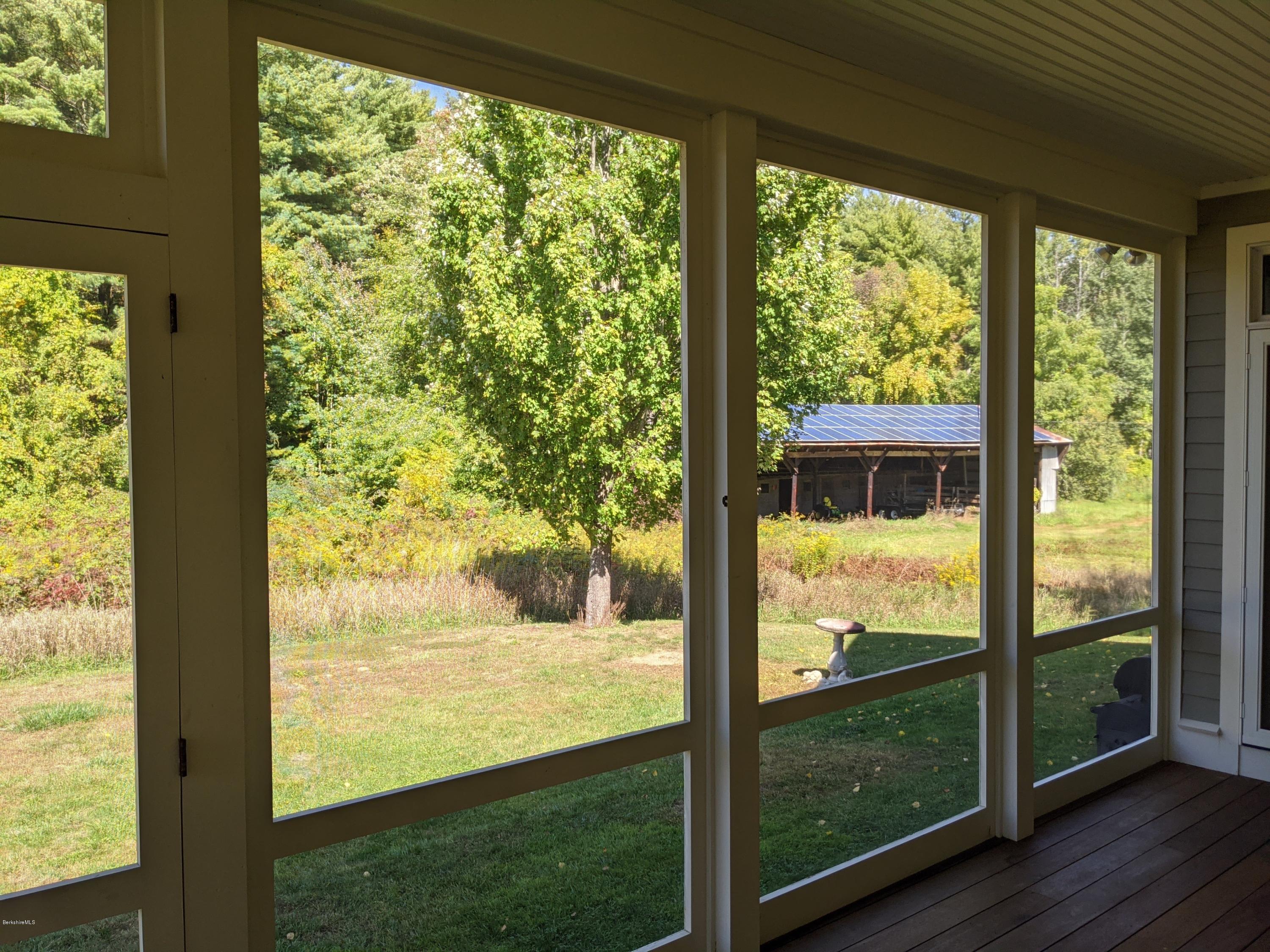 186 Bears Den Road Sheffield, MA 01257 - Photo 27 of 59 Screen porch looking east