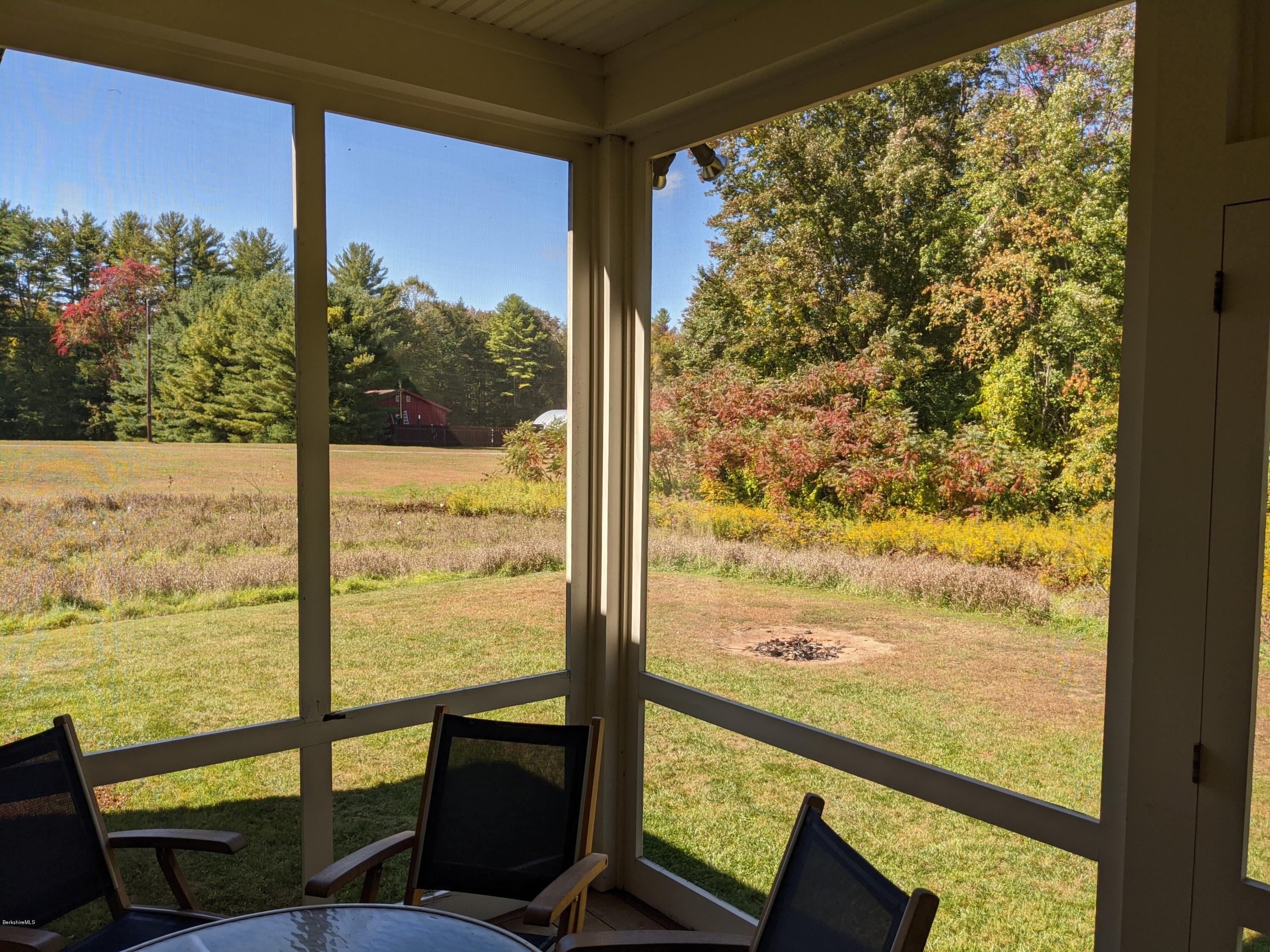 186 Bears Den Road Sheffield, MA 01257 - Photo 28 of 59 Screen porch looking west