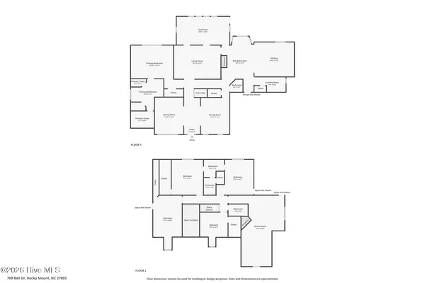 $623,500 | 709 Bell Drive, Rocky Mount, NC 27803