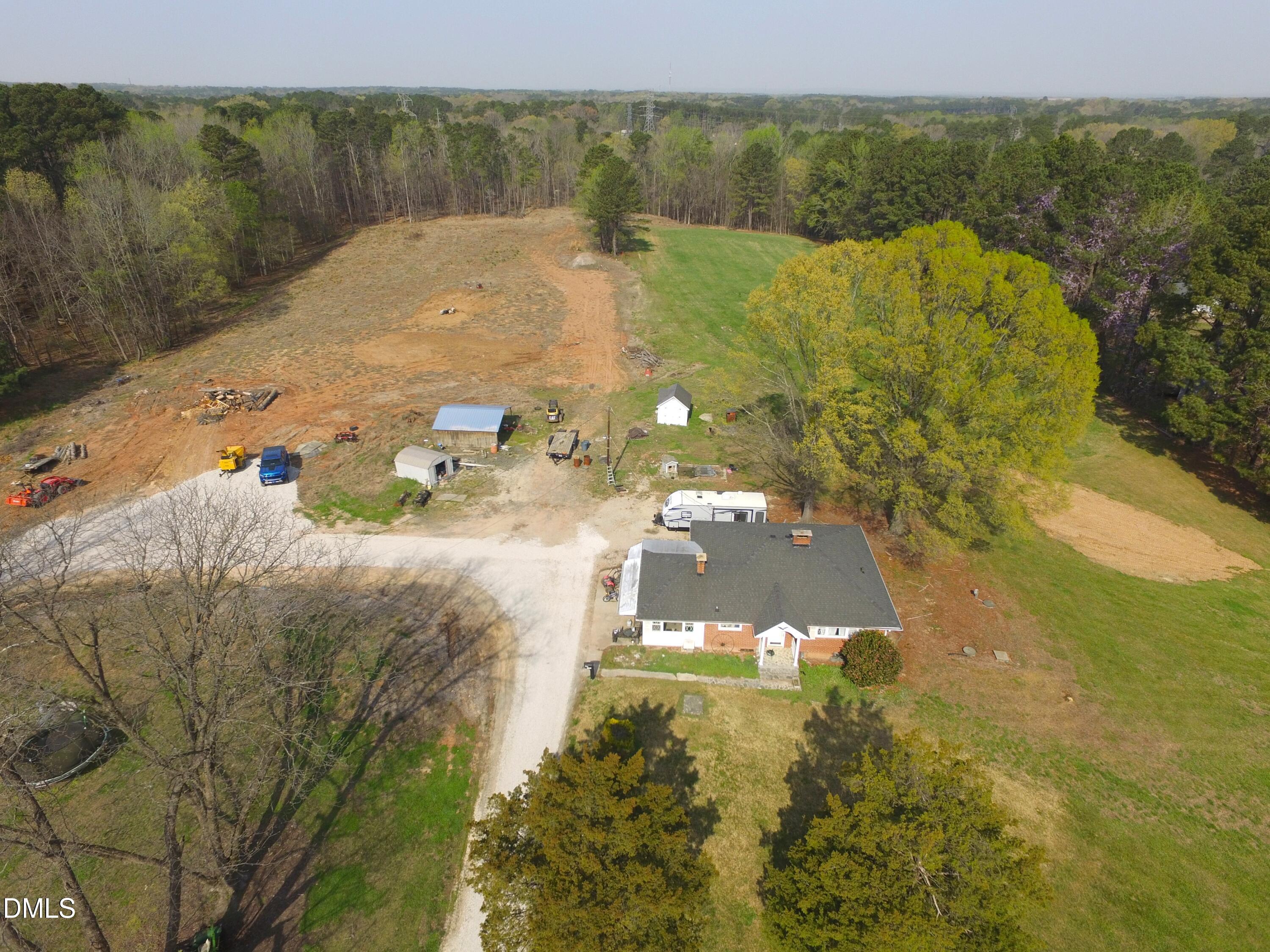 2917 Redwood Road Durham, NC 27704 - Photo 2 of 11 Left Front Aerial View