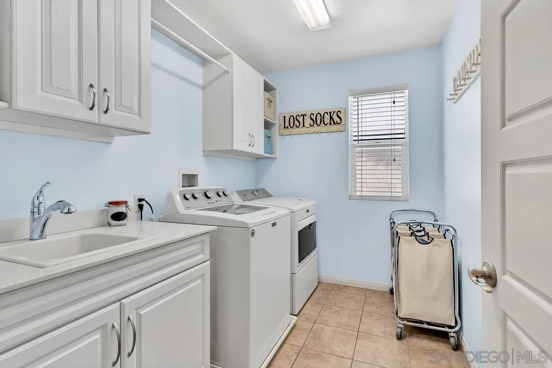 10057 Ranchitos Place Lakeside, CA 92040 - Photo 25 of 45 a utility room with closet dryer and washer