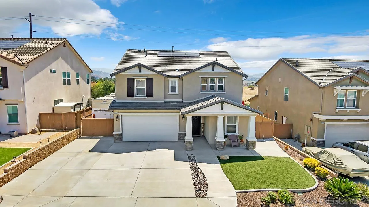 10057 Ranchitos Place Lakeside, CA 92040 - Photo 43 of 45 a view of a yard in front of house