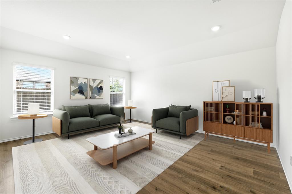 2808 Jasmine Drive Sherman, TX 75092 - Photo 4 of 38 a living room with furniture and wooden floor