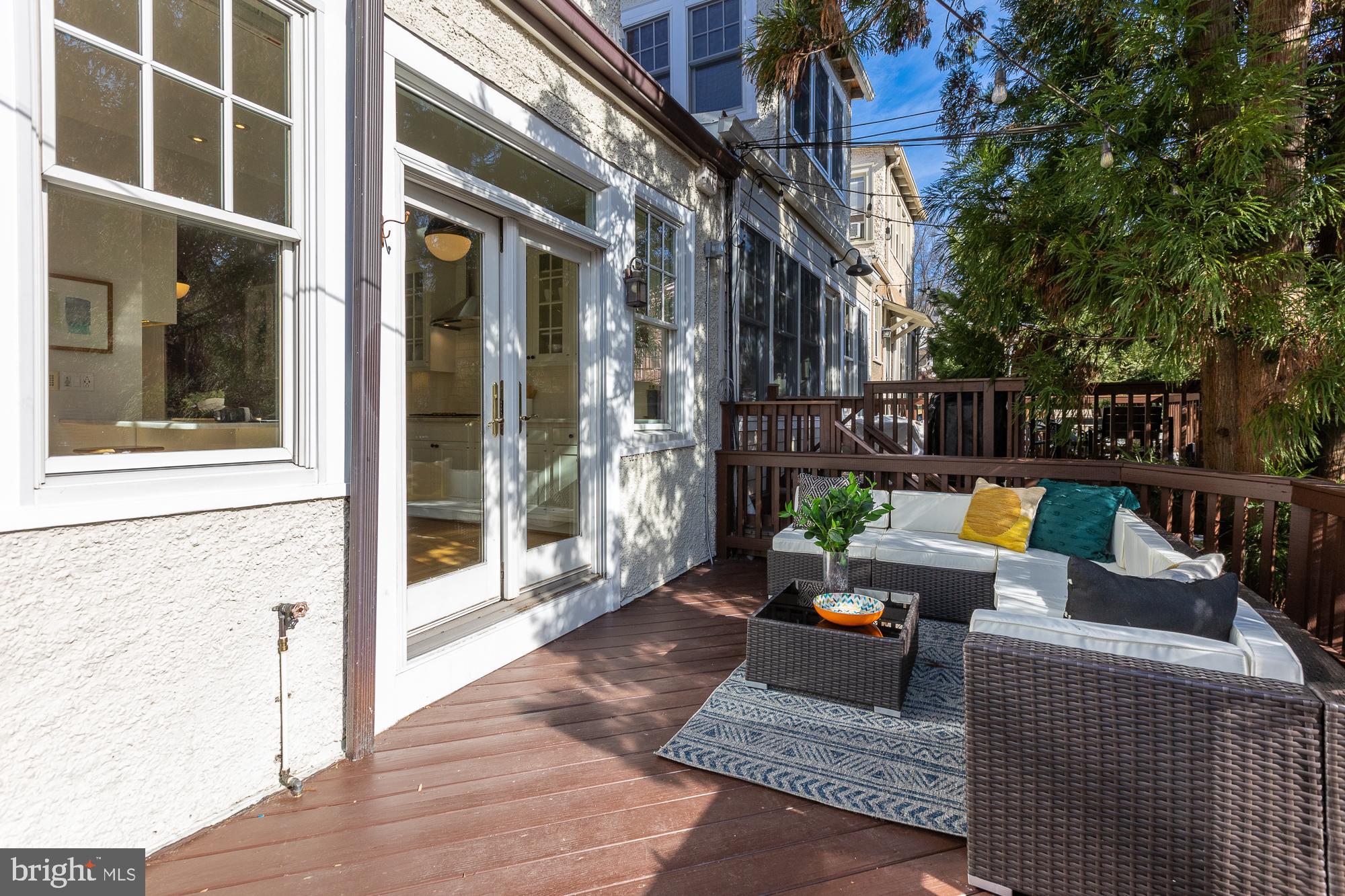 2004 Klingle Road Northwest Washington, DC 20010 - Photo 31 of 70 French doors with screens to deck