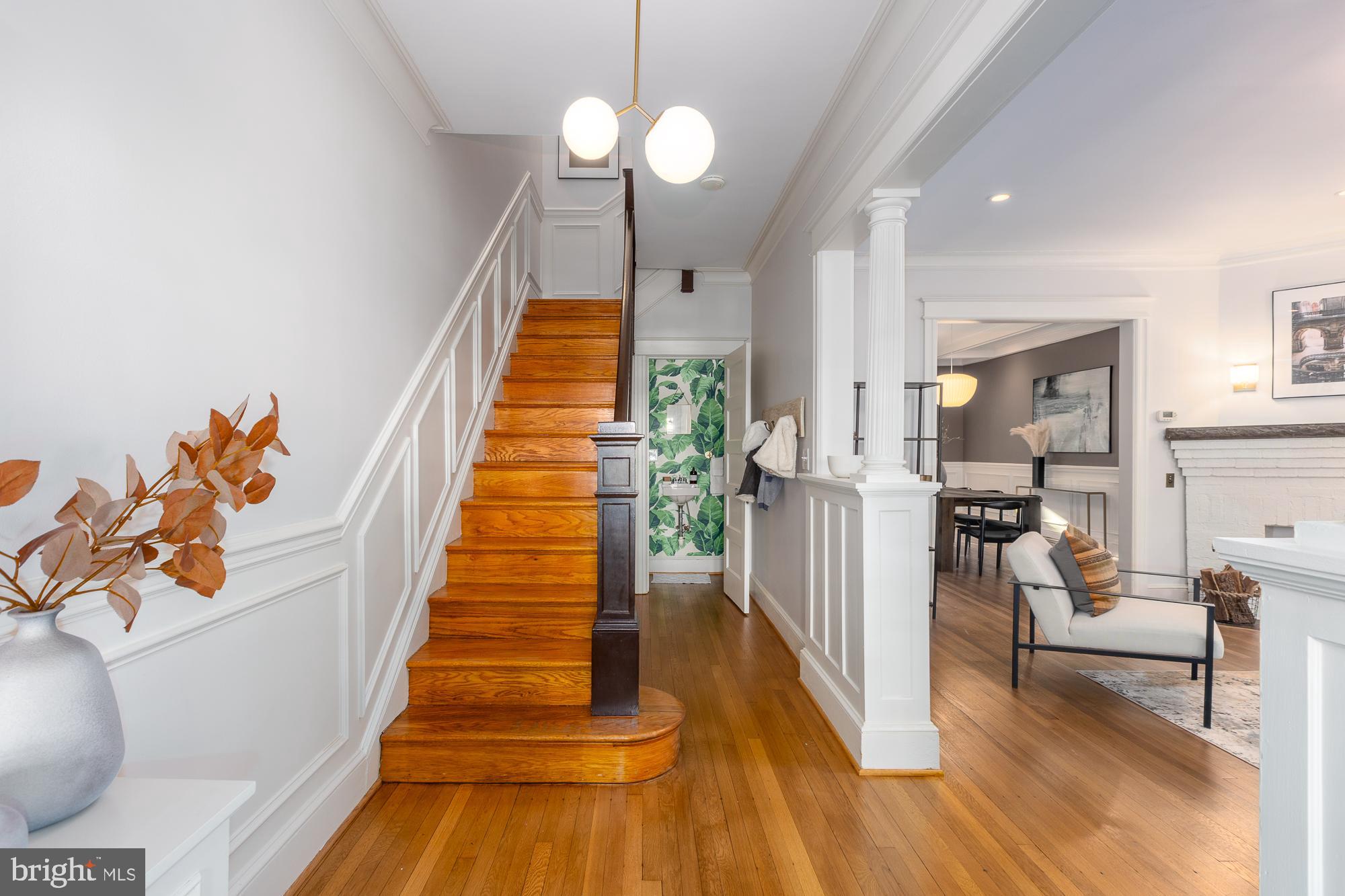 2004 Klingle Road Northwest Washington, DC 20010 - Photo 6 of 70 Gorgeous wainscoting throughout