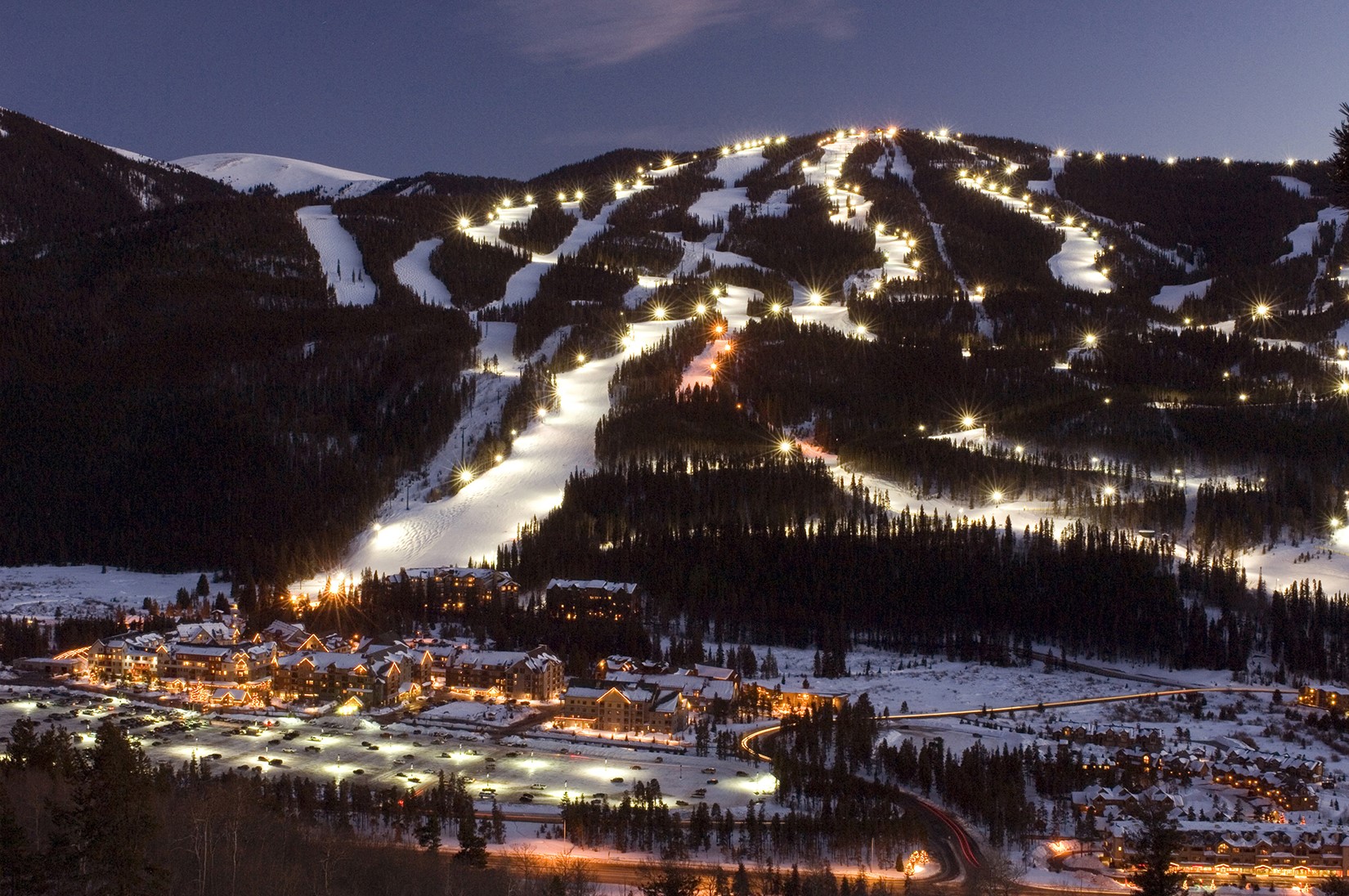 195 River Run Road, Unit 8022 Keystone, CO 80435 - Photo 33 of 35 View of Night skiing at Keystone resort