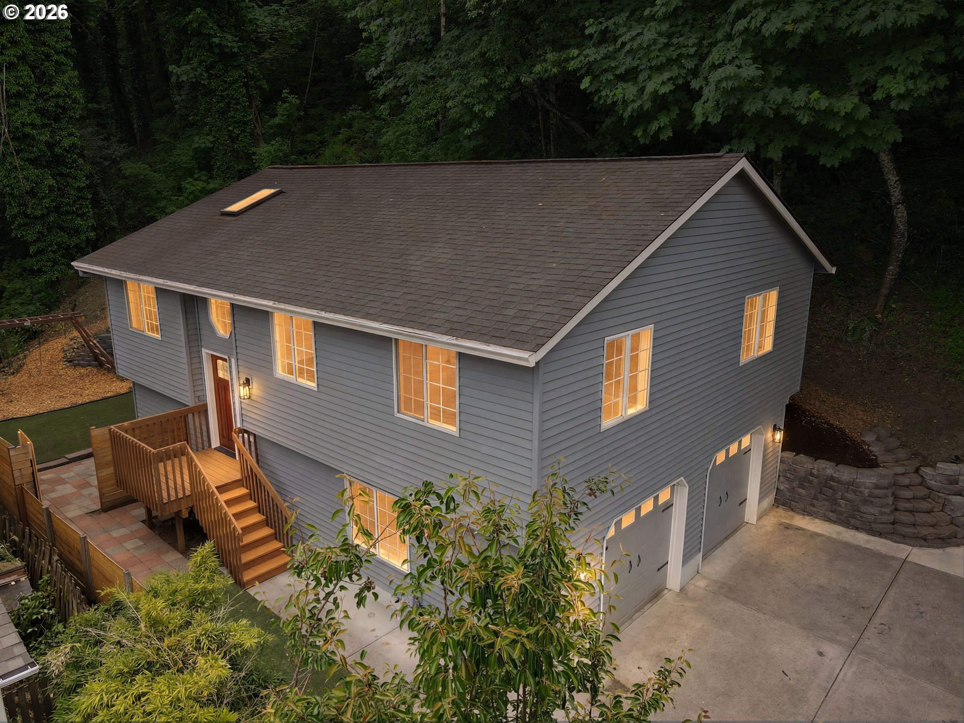 4024 Southeast 154th Place Portland, OR 97236 - Photo 1 of 43 front view of a house with a yard