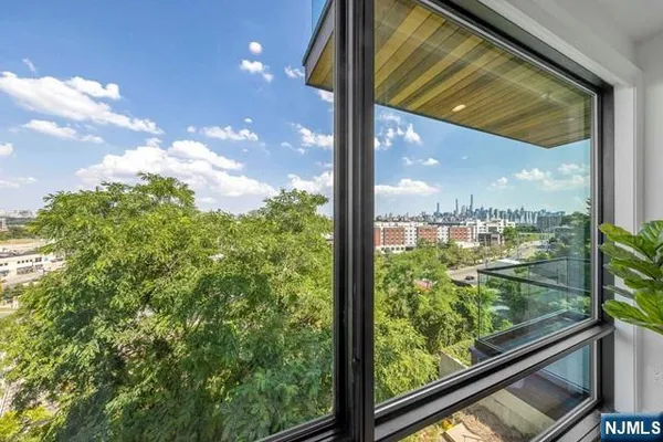 a view of a city from a window