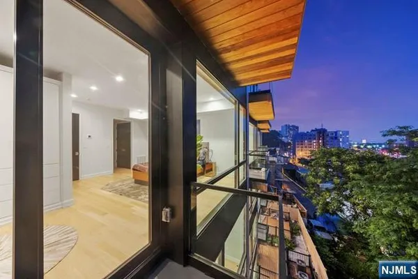 a view of a balcony