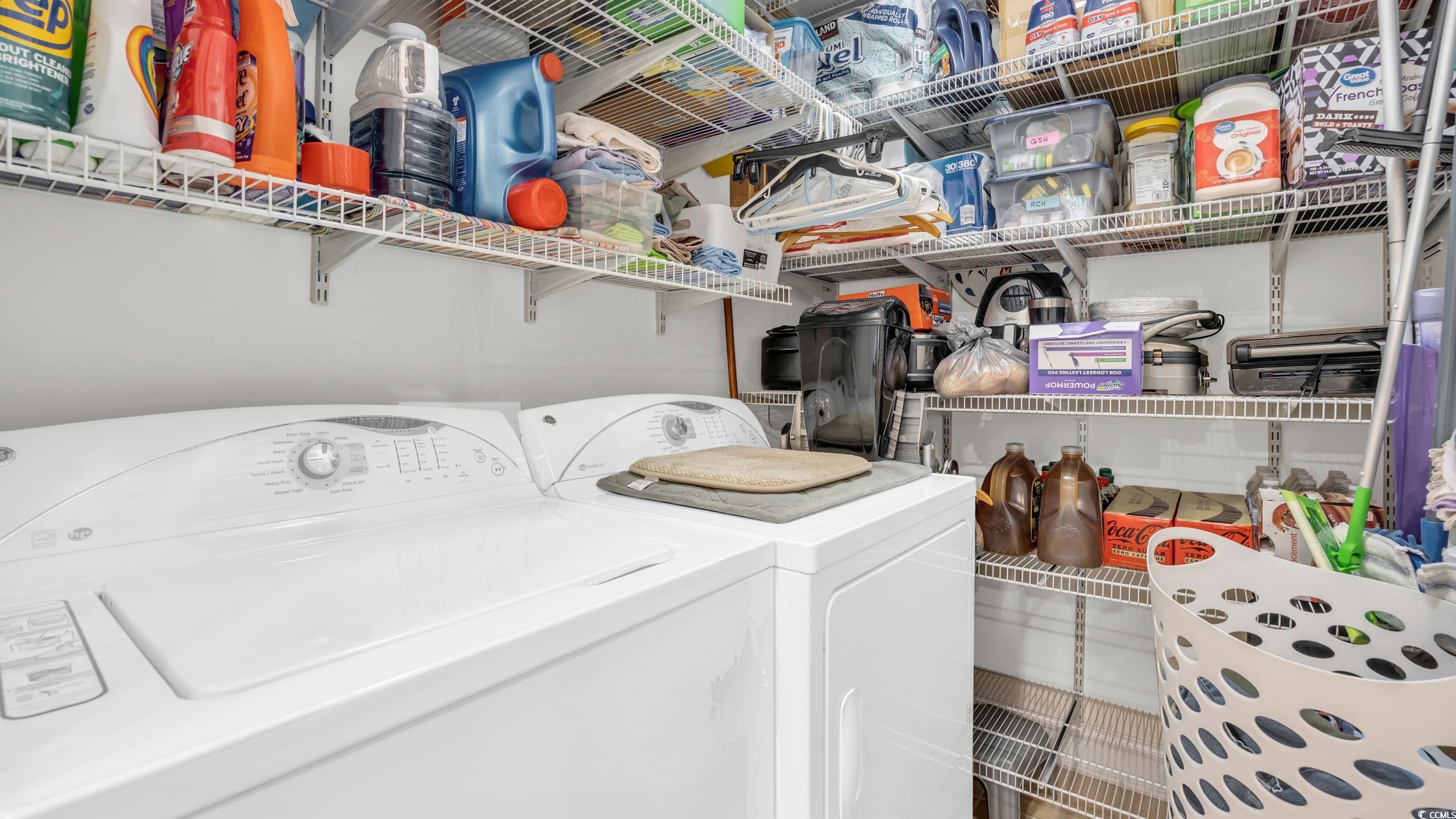 730 Pickering Drive, Unit 301 Murrells Inlet, SC 29576 - Photo 22 of 30 Laundry area featuring washer and dryer