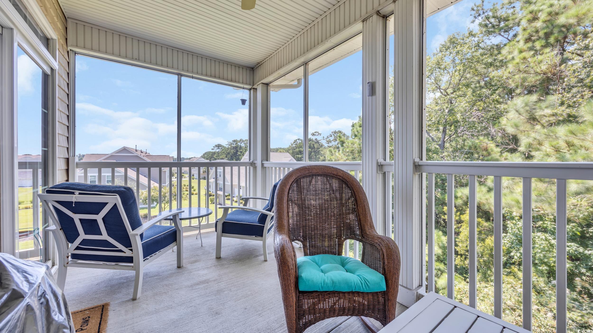 730 Pickering Drive, Unit 301 Murrells Inlet, SC 29576 - Photo 24 of 30 View of sunroom / solarium