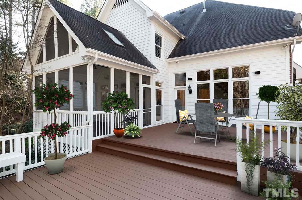 5220 Deergrass Court Raleigh, NC 27613 - Photo 23 of 25 a balcony with furniture and garden view