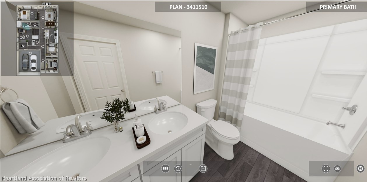 1388 Stone Circle Sebring, FL 33870 - Photo 10 of 31 a bathroom with a sink toilet and shower