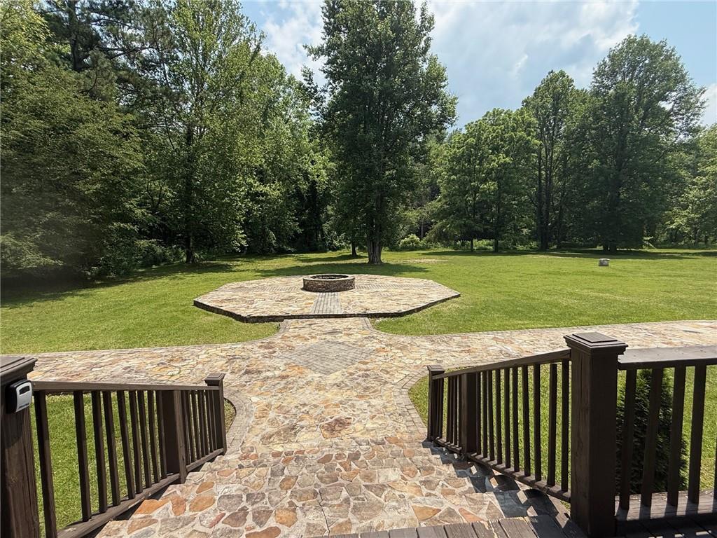 33-t J T J Mote Road Dahlonega, GA 30533 - Photo 13 of 59 a view of a backyard with wooden fence