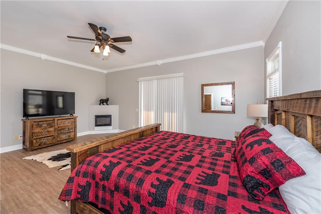 33-t J T J Mote Road Dahlonega, GA 30533 - Photo 54 of 59 a bedroom with a bed and wooden floor