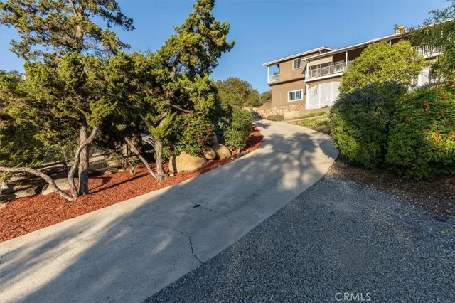 a view of outdoor space with seating area