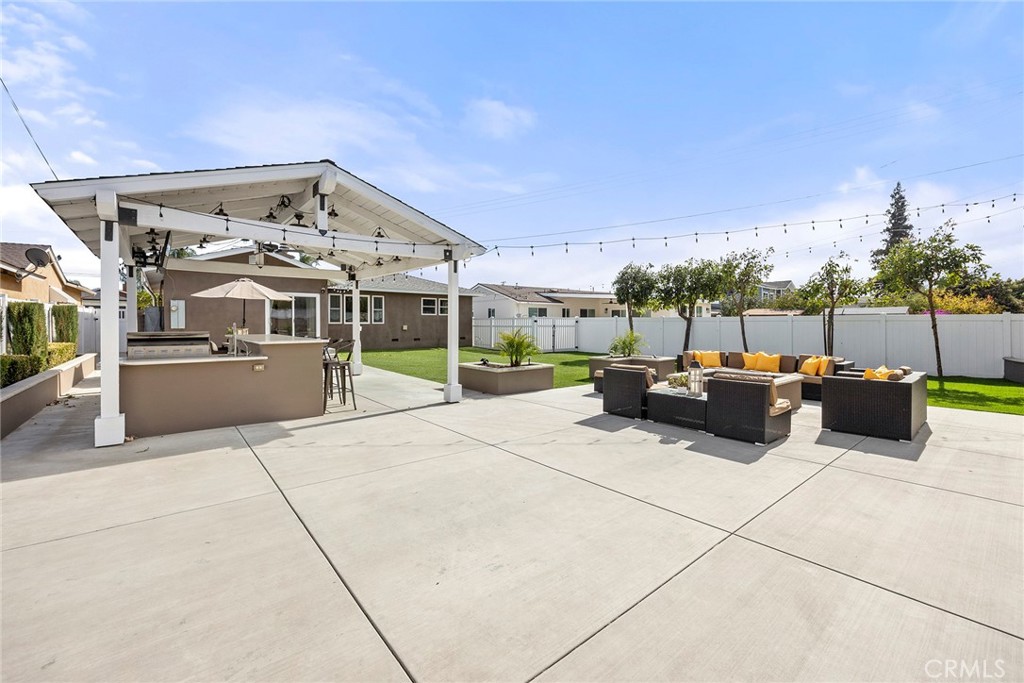 907 Chestnut Avenue Brea, CA 92821 - Photo 25 of 35 a view of a patio with couches and a fire pit
