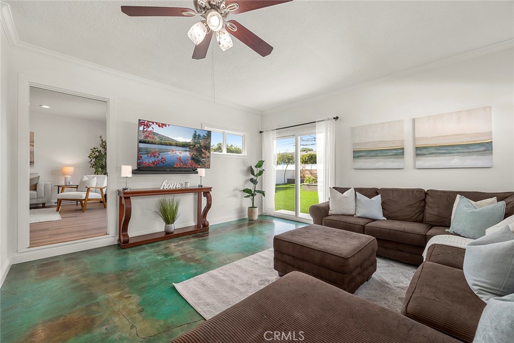 907 Chestnut Avenue Brea, CA 92821 - Photo 9 of 35 a living room with furniture and a flat screen tv