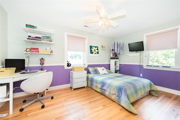 10 Briggs Road Lexington, MA 02421 - Photo 21 of 30 a bedroom with two beds and a desk