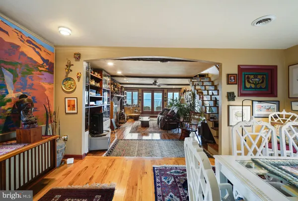 a very nice looking room with a large window