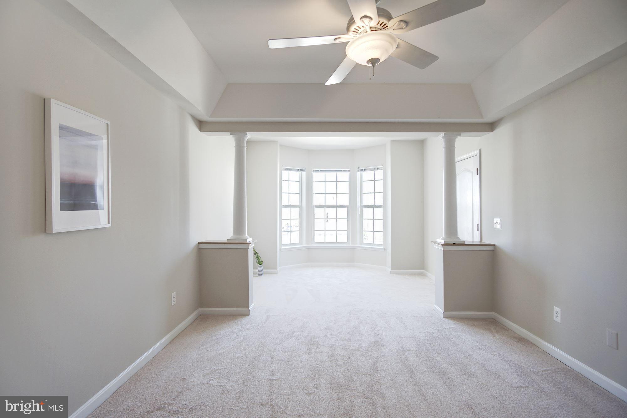 7325 Brookview Road, Unit 308 Elkridge, MD 21075 - Photo 18 of 31 Master bedroom with ceiling fan